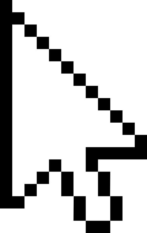 White Pixel Mouse Cursor Arow (Fixed)