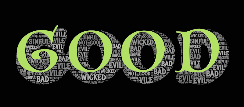 Good Evil Typography