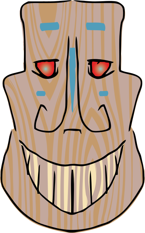 Wooden Tiki