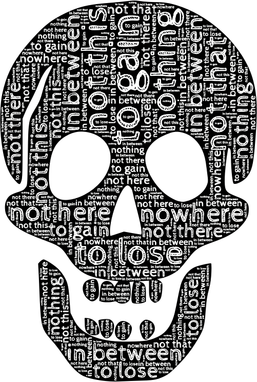 Skull Typography