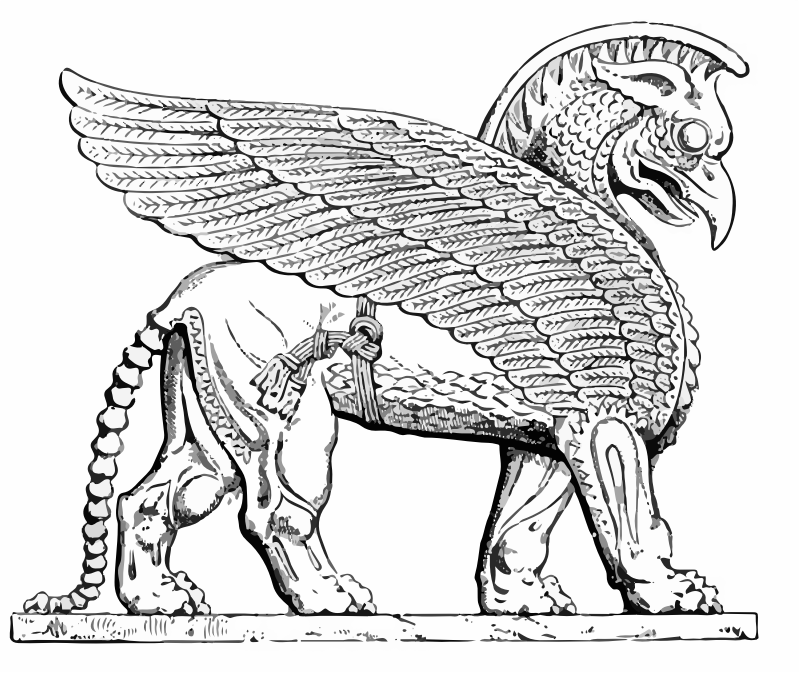 Assyrian Winged Lion (AI)