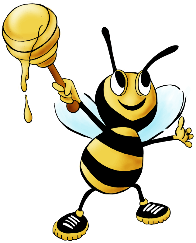 Cartoon Honey Bee