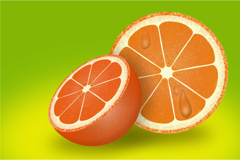 Refreshing Sliced Orange