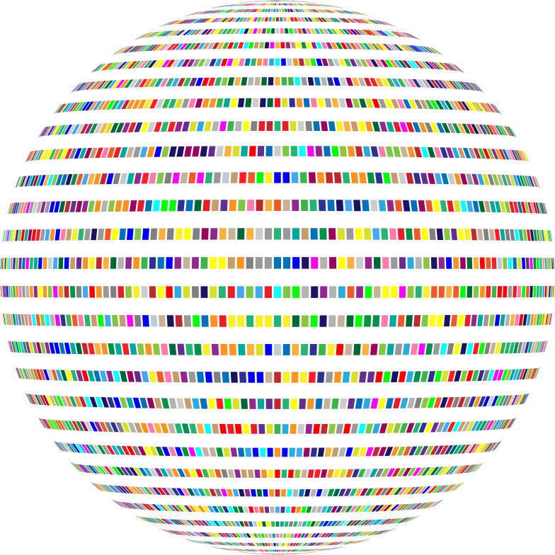 Colorful Rectangles Sphere