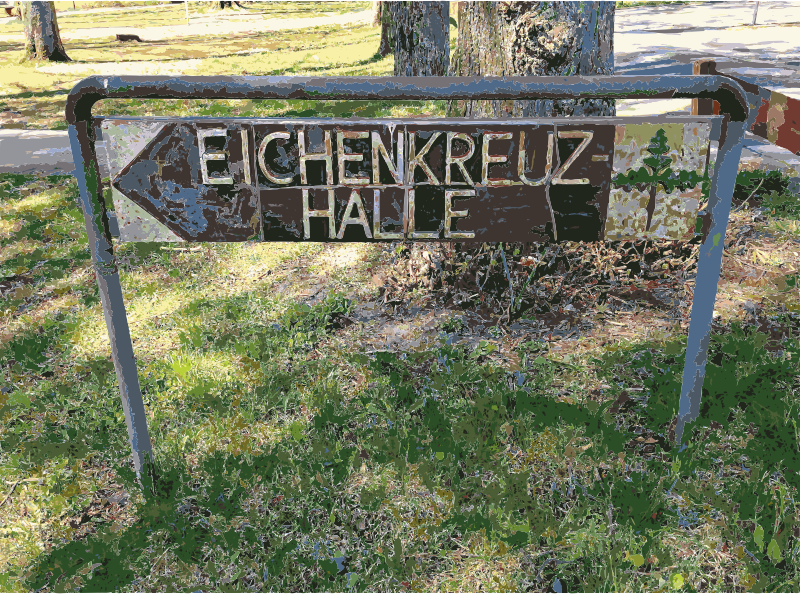 Old German Signpost