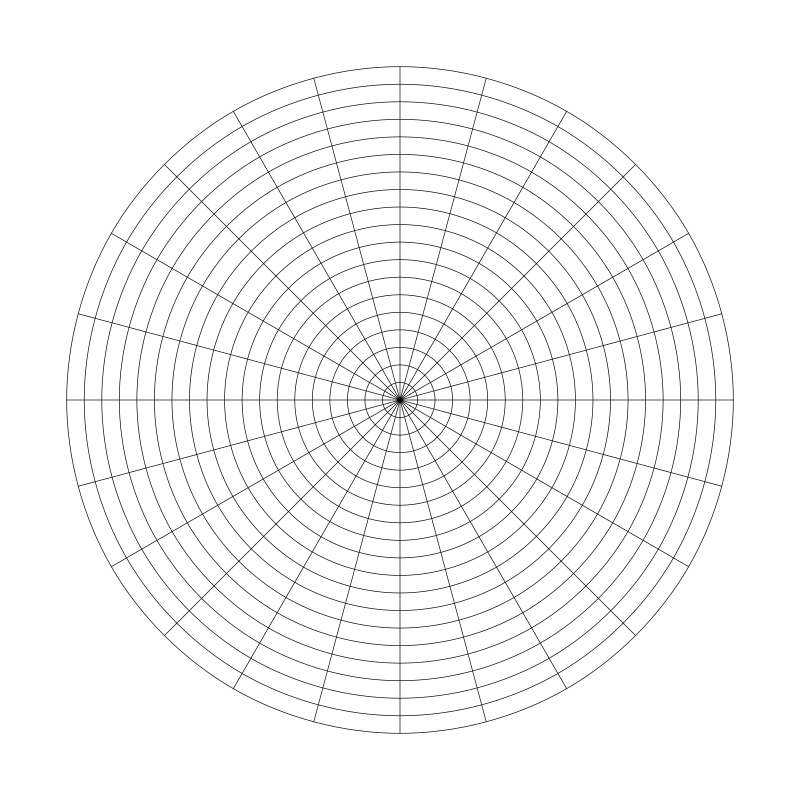 polar grid (adjustable)