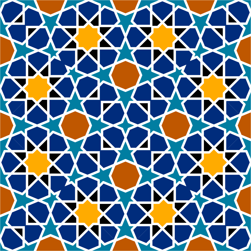 Islamic Geometric Tile 2 - Openclipart