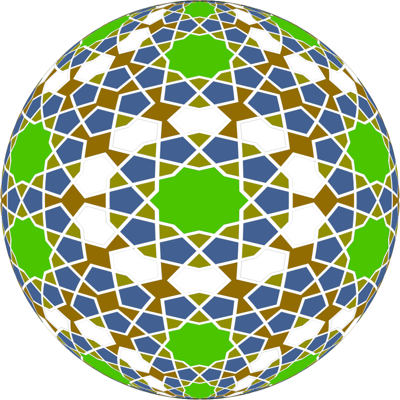 Islamic Tiled Sphere