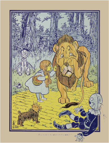 Cowardly Lion Wizard Of Oz