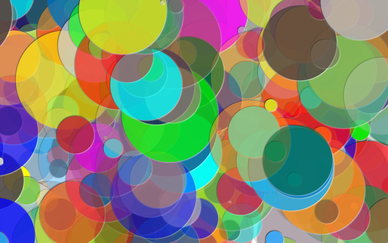 Overlapping Circles Background 3