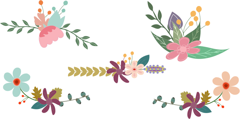 Vintage Floral Elements