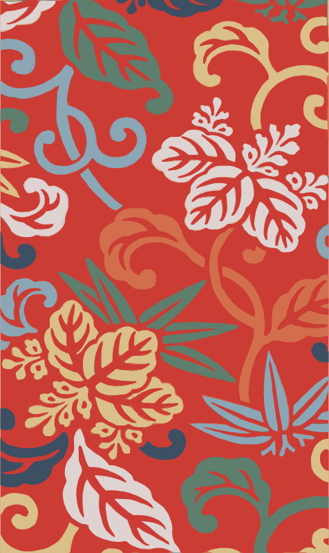 Vintage Japanese Fabric Pattern