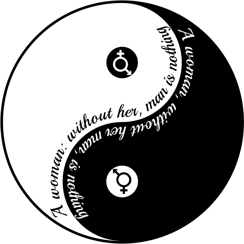 A Woman Without Her Man Yin Yang