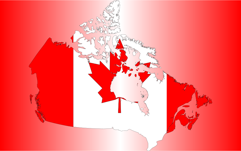 Canada Map Flag