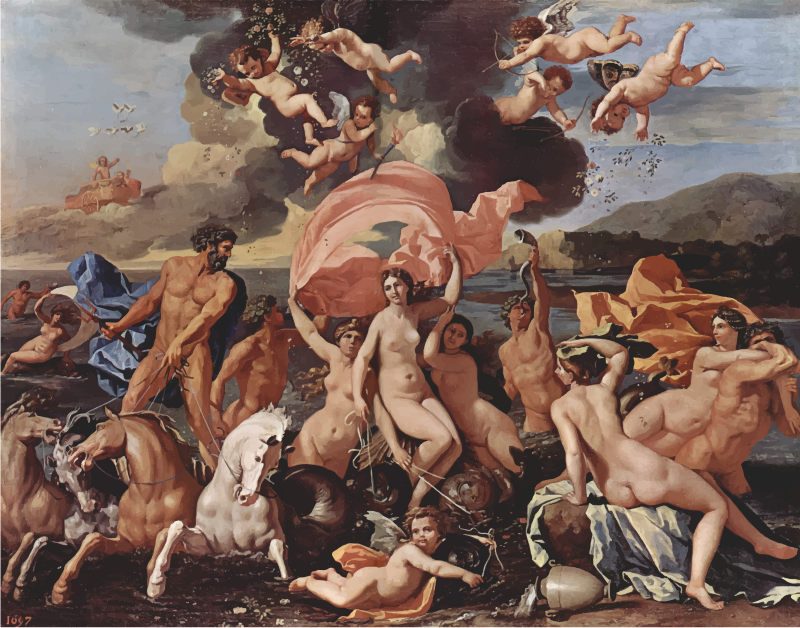 Birth Of Venus Nicolas Poussin