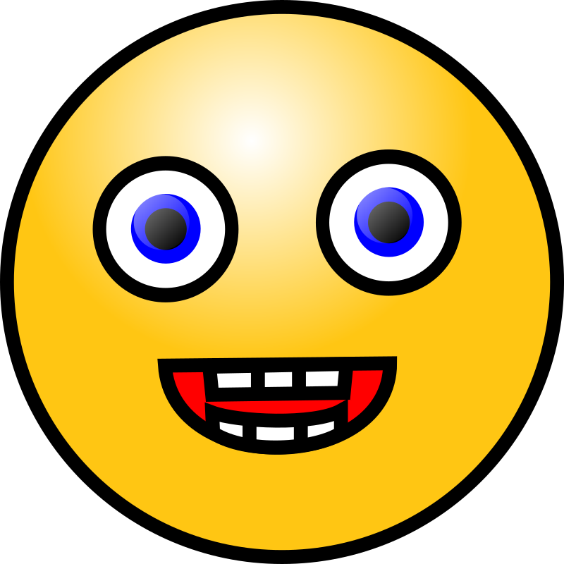 Emoticons: Laughing face