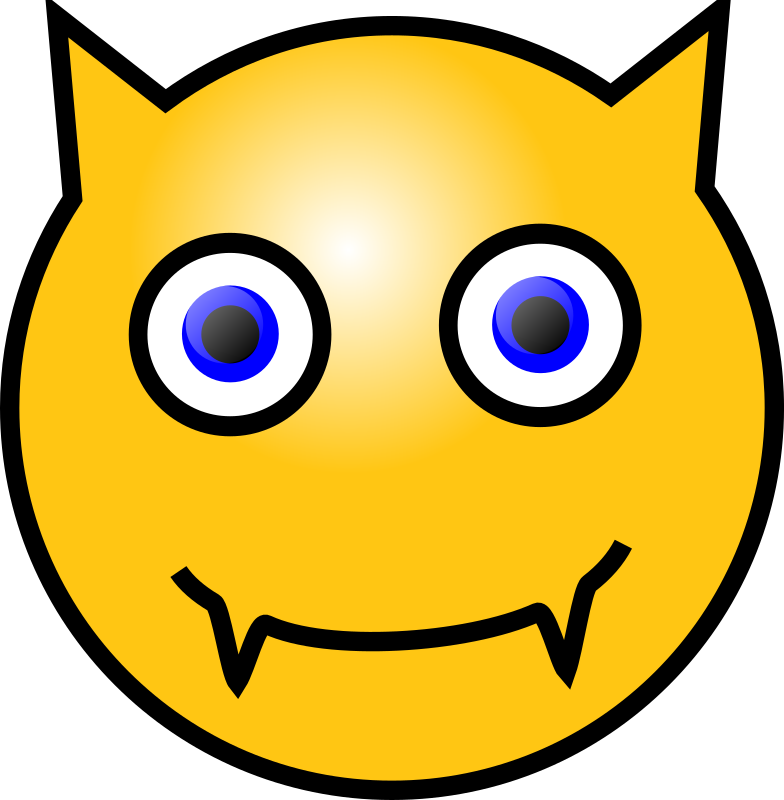 Emoticons: Devil face