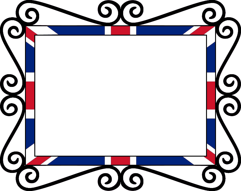 UK Union Flag Frame Fixed