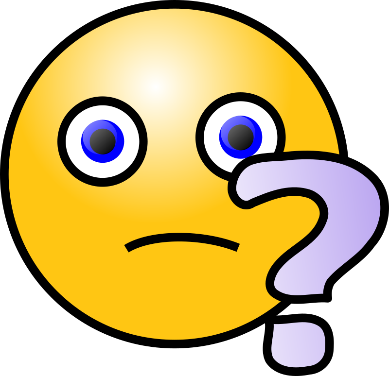 Emoticons: Question face