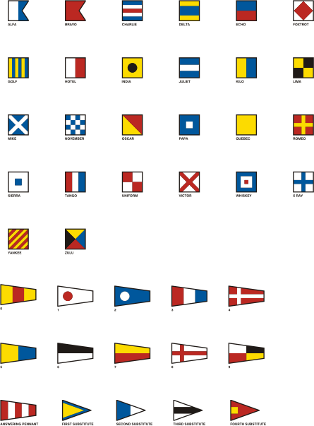 Gran Pavese flags, all flags