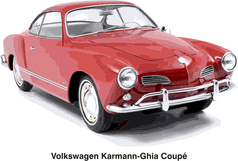 Volkswagen Karmann-Ghia Coupe (Type 14), year 1963