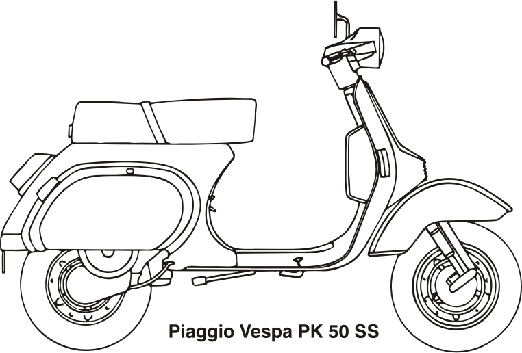 Piaggio Vespa PK 50 SS, year 1983