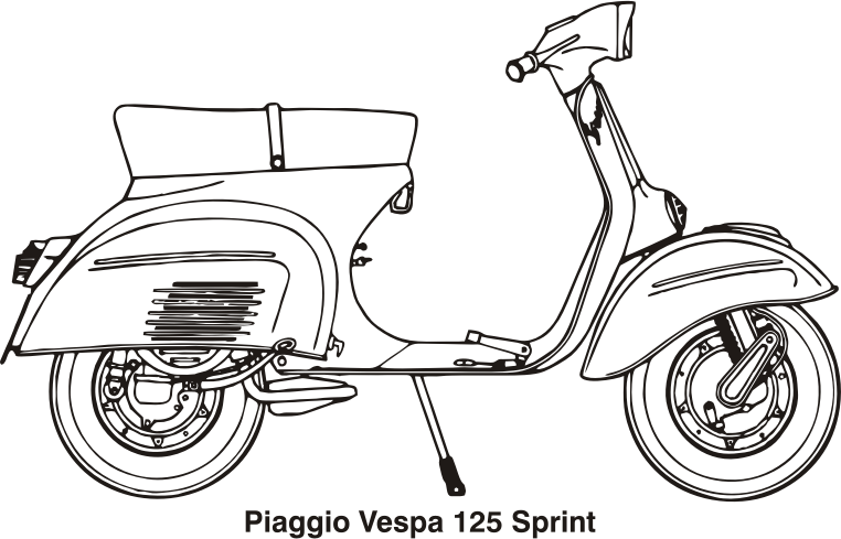 Piaggio Vespa 125 Sprint, year 1969