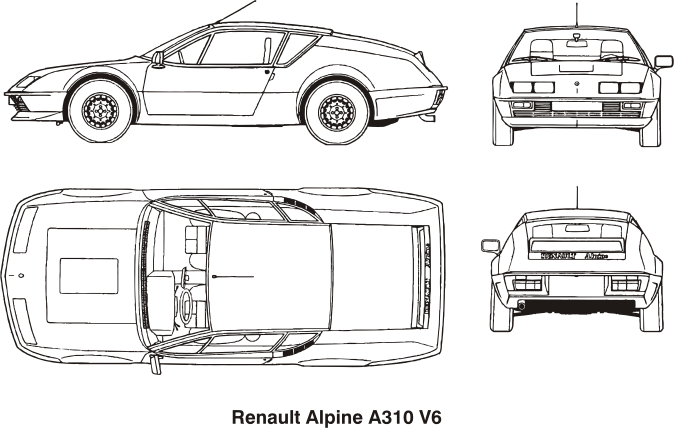 Renault Alpine A310 V6, year 1977