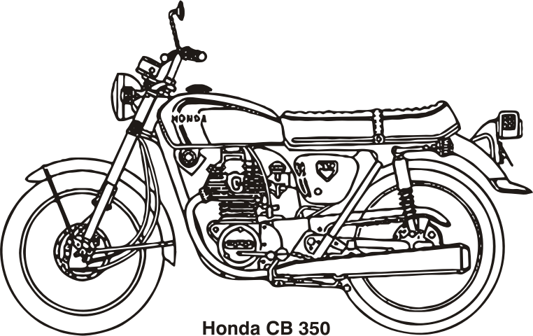 Honda CB 350, year 1969