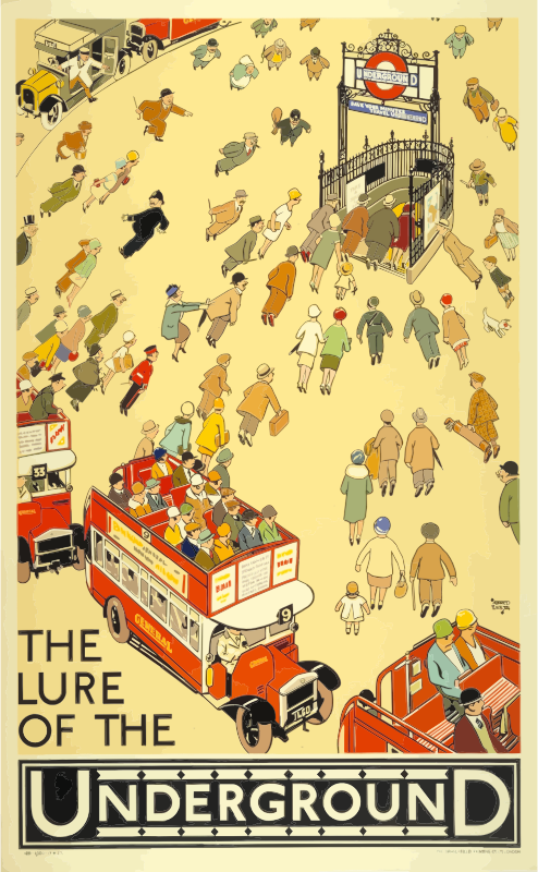 Vintage Travel Poster London Underground