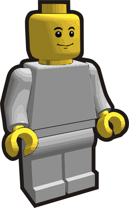 Clip is a Brick - Minifig 1