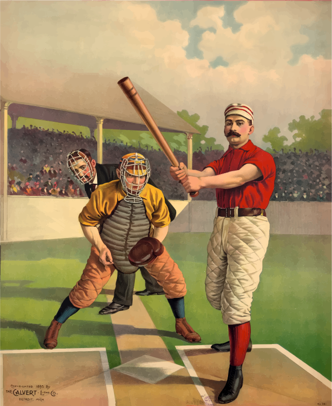 Vintage Baseball Poster