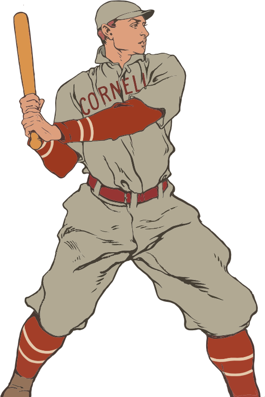 Vintage Baseball Player