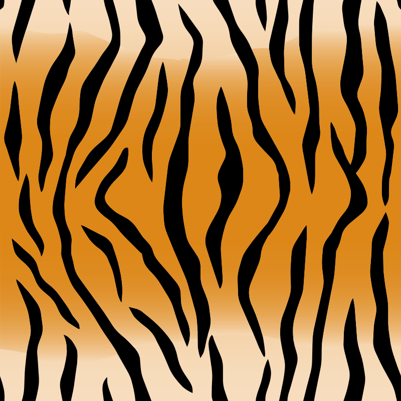 tiger stripe background clipart with a large