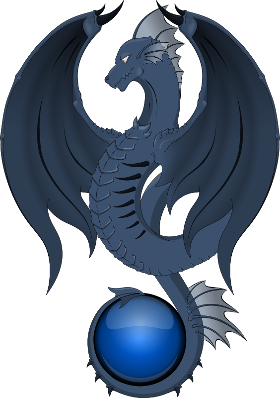 Dragon azul