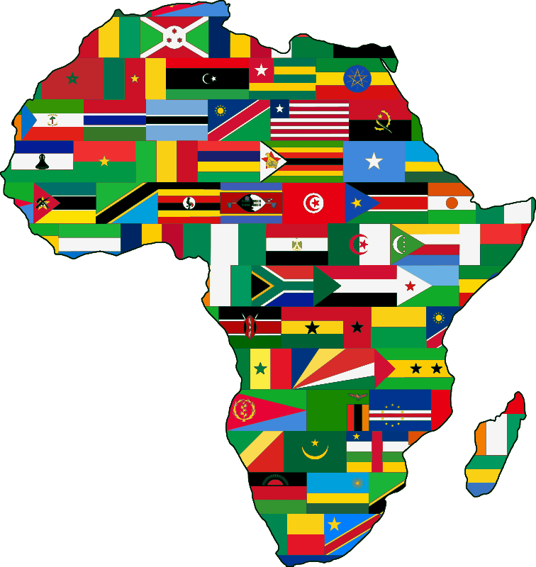 Africa flags