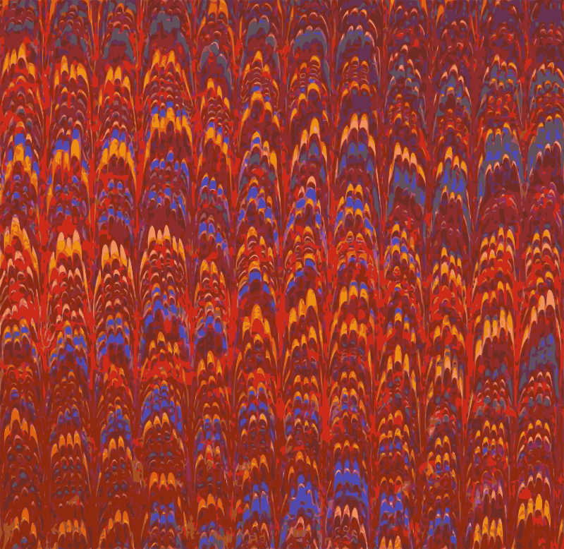 Feathery pattern (colour)