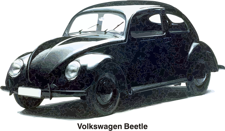 Volkswagen Beetle, year 1938