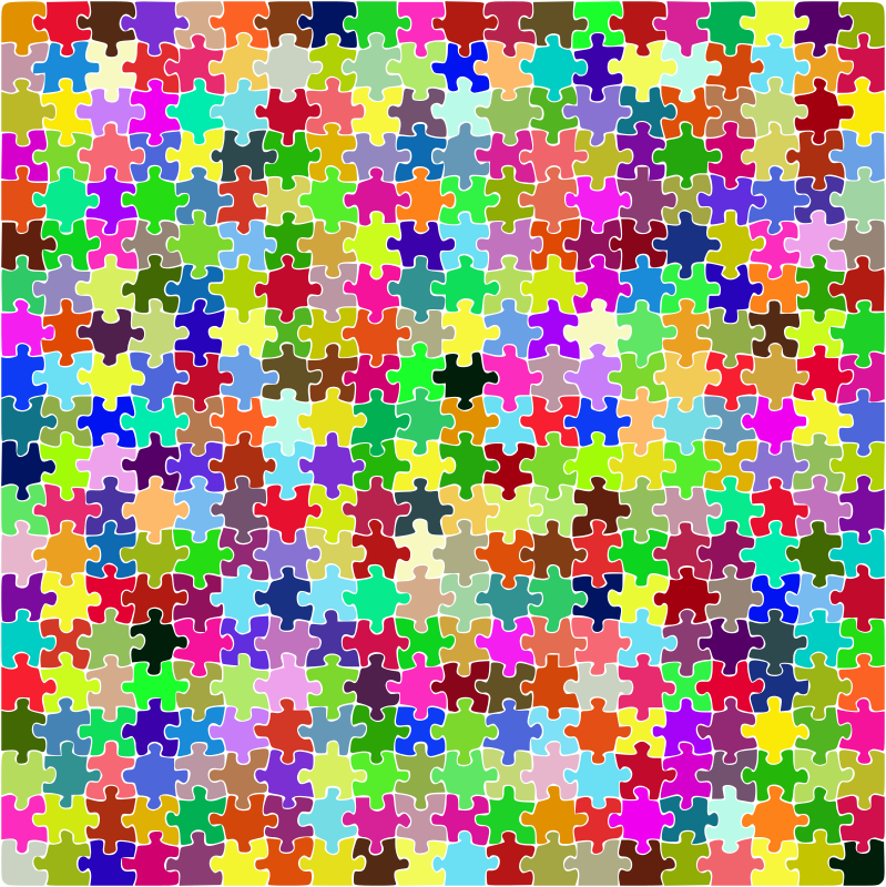 Jigsaw pattern - Openclipart