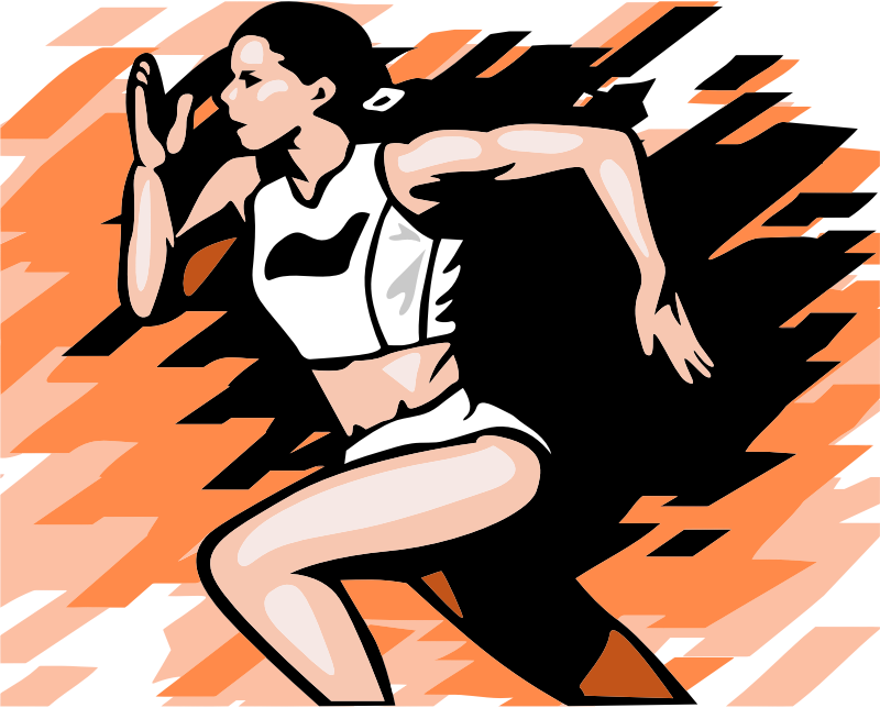 Female Runner Illustration