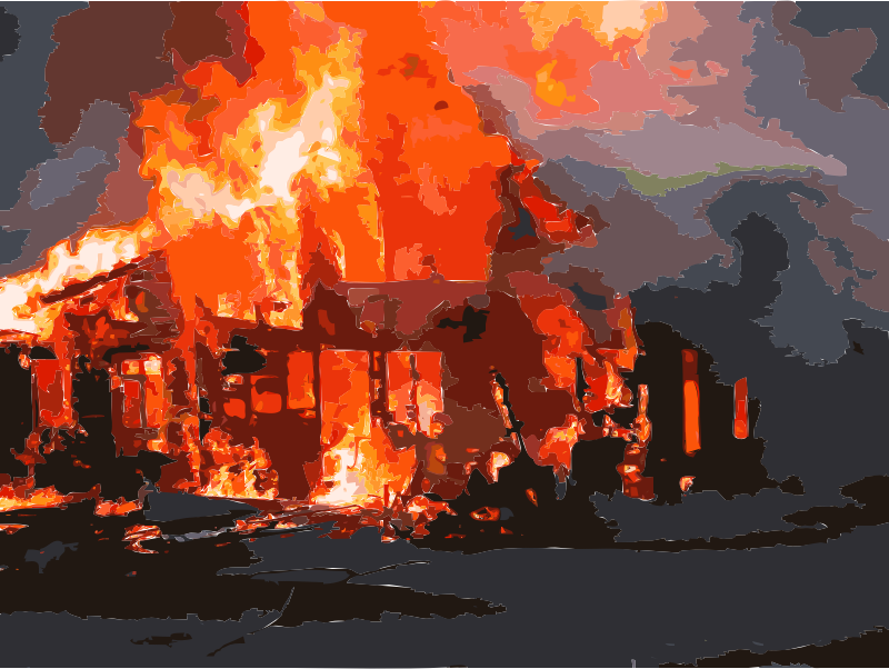 House Fire - Openclipart