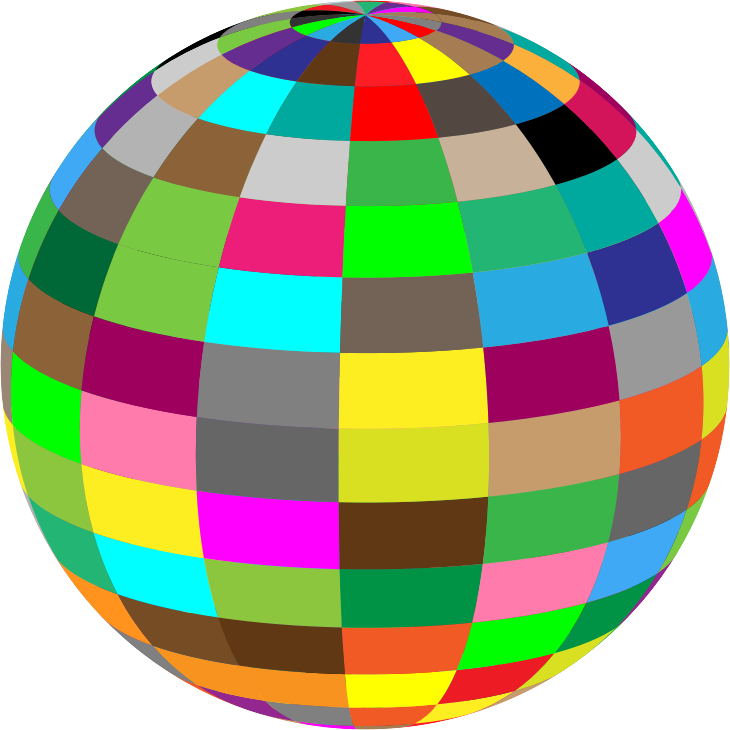 Geometric Beach Ball