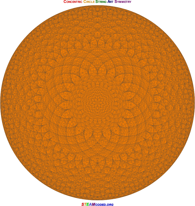 Concentric Circle Symmetry 6