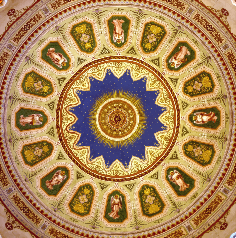 Church Dome Ceiling