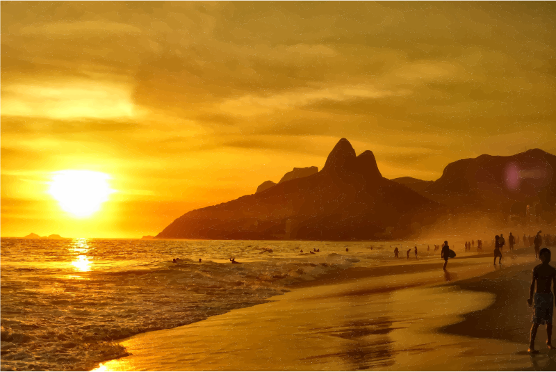 Ipanema Beach Rio De Janeiro