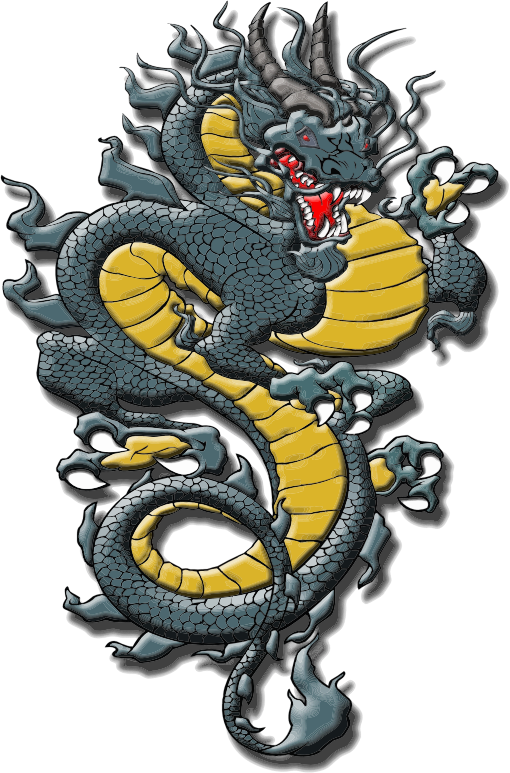 Asian Style Detailed Dragon
