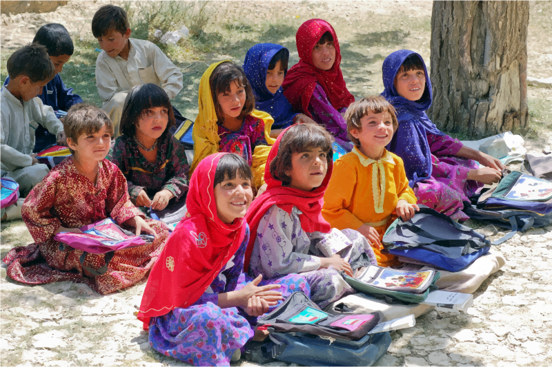 Afghan Girls And Boys