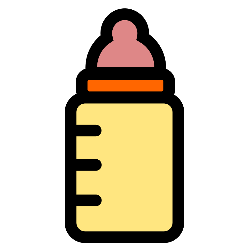 Baby bottle icon