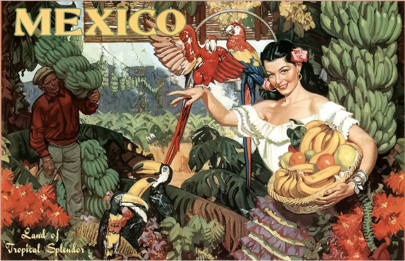 Vintage Travel Poster Mexico 2