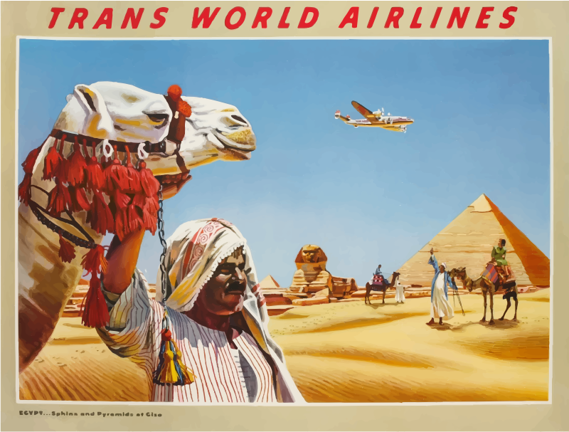 Vintage Travel Poster Egypt 3